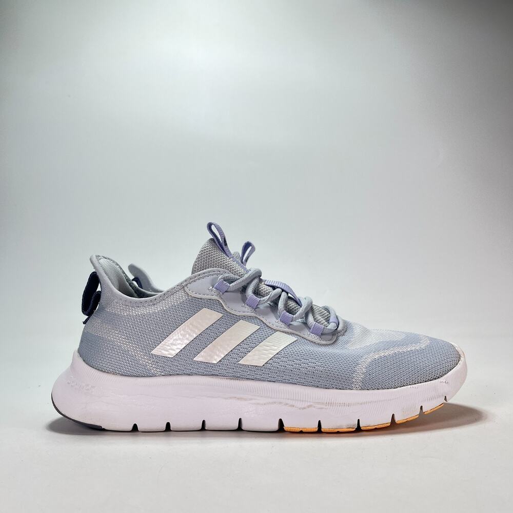 adidas Nario Move Halo Blue Purple Lace Up Running Shoes GZ9044 Women's Size 9.5